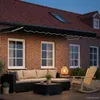 Tenda da sole elettrica estensibile vidaXL, nera, 3 x 2,5 m Anteprima dell’immagine prodotto 2