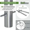 Fahrradanlehnbügel 116x74 cm Edelstahl Ø 60 mm zum Produktbild-Vorschau 4