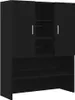 Waschmaschinenschrank Schwarz Eichen-Optik 70,5x25,5x90 cm, Produktbild-Vorschau 2