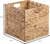 Korb CAO 2er Set 32x32 cm, natur - Handgefertigte Körbe aus Produktbild-Vorschau 6