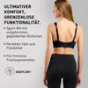 Reggiseno sportivo imbottito Odlo, modello High Support, Anteprima dell’immagine prodotto 2