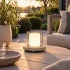 Luxus Europe - Tischlampe Solar Coco - 2er-Set Taupe - Produktbild-Vorschau 7