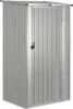 A standalone metal shed against a white background. Produktbild-Vorschau