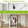 Garderobe mit Schuhbank, Kleiderschrank mit 9 Haken und Produktbild-Vorschau 5