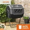 Trommelkomposter Rotierender Komposter für Garten 160 Liter Produktbild-Vorschau 2