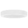 A white, circular LED ceiling light is shown against a white background. Produktbild-Vorschau