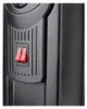 A close-up view of the control panel of a black electric heater, showing two red toggle switches. Anteprima dell’immagine prodotto