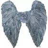 Ailes de plumes Fallen Angel gris Voir les images du produit 2