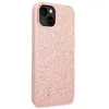 A pink glitter phone case with the Guess logo. Podgląd zdjęcia produktu