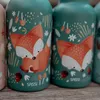 Trinkflasche Tiere - 21 x 7 cm - Pfauen-Grun | by Sassi Produktbild-Vorschau 4