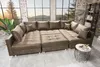 Moderne XXL Wohnlandschaft KENT 305cm taupe Federkern inkl. Produktbild-Vorschau 5