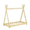 [Letto per bambini 70x140cm in legno naturale con design Anteprima dell’immagine prodotto 4