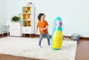 A young child plays with an inflatable bop bag in a brightly lit room. Produktbild-Vorschau