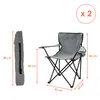 # 2er Pack # Campingstuhl in grau - 2 Stück Produktbild-Vorschau 3