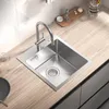 Edelstahl Küchenspüle Spülbecken Einbauspüle Spüle , Mit Produktbild-Vorschau 9