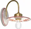 Wandlampe Metall Keramik 22 cm breit in Weiß Weintrauben Produktbild-Vorschau 1