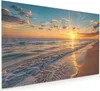 Küchenrückwand Spritzschutz Glas mit Motiv Sonnenaufgang Produktbild-Vorschau 1