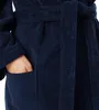 Schiesser peignoir essentials bathrobe with hood navy Voir les images du produit 4