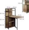 Psací stůl Vicco Savio Rustikální dub 30-100 x 57 cm se Náhled obrázku produktu 6