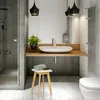 Relaxdays Esszimmerhocker aus Bambus, Sitzhocker Küche, Produktbild-Vorschau 3