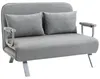 Divano letto HOMCOM a due posti con funzione letto, letto Anteprima dell’immagine prodotto 1