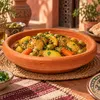 Ručně vyrobená miska tajine, z přírodní hlíny, přírodní Náhled obrázku produktu 5
