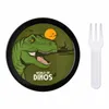 Dóza na ovoce - Ø 6,7 cm - zelená - černá - plast - včetně Náhled obrázku produktu 2
