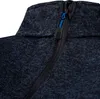 XXL Brigg Fleecejacke in Strickoptik navy melange Produktbild-Vorschau 2