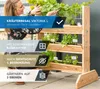 Westmann Lärchenholz Kräuterregal mit Rankgitter Viktoria L Produktbild-Vorschau 2