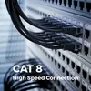 deleyCON 0,25m CAT 8 Flach Netzwerkkabel RJ45 40 Gbit/s, 5 Produktbild-Vorschau 3
