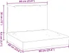 vidaXL Palettenkissen 2-tlg. Melange Taupe Stoff Produktbild-Vorschau 8