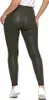 Elegante Damen Leggings mit Kunstledereffekt, High Waist, Produktbild-Vorschau 7