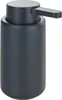A dark gray soap dispenser with a pump mechanism. Produktbild-Vorschau