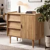 Kommode Holz mit 3 Schubladen & Tür, Sideboard mit Produktbild-Vorschau 8