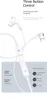 A close-up marketing image of white stereo headphones with a three-button control. Produktbild-Vorschau