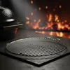 55cm Ø liatinový gril čierny okrúhly liatinový gril BBQ Náhľad obrázku produktu 1