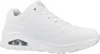 A white Skechers women's sports shoe is shown from the side against a white background. Produktbild-Vorschau