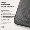 IvoQ Tavolo pieghevole – 180 cm – look rattan – nero – Anteprima dell’immagine prodotto 4