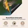 KitchenYeah© Herdabdeckplatte Vogel - Kolibri - Kirschblüte Produktbild-Vorschau 5