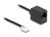 DeLOCK 88092, 1 m, RJ-11, RJ-45, Čierna, Samec, Samica Náhľad obrázku produktu 2