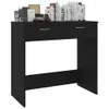 vidaXL Biurko czarne 80x40x75 cm materiał drewnopochodny - Podgląd zdjęcia produktu 6