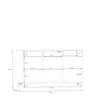 Sideboard >SILBA< in (Salbei grün), 3 Türen, 3 Produktbild-Vorschau 7