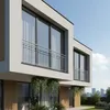 156CM balcone ringhiera V2A bar ringhiera balcone balaustra Anteprima dell’immagine prodotto 4