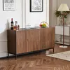 Credenza Merax 150 cm con design a onda 3D e 3 ante, mobile Anteprima dell’immagine prodotto 2