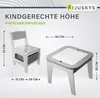 Juskys Kindersitzgruppe Milou - Set mit 2 Stühlen, Tisch & Produktbild-Vorschau 3