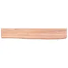 vidaXL Wandregal Hellbraun 60x10x6 cm Massivholz Eiche Produktbild-Vorschau 3