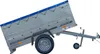 A single-unit trailer on a white background. Produktbild-Vorschau