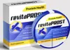 A product box and a round container of RevitaPROST food supplement for prostate health. Anteprima dell’immagine prodotto