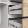 Kommode AKORD K160 Weiß 160 cm 2 Türen 4 Schubladen 4 Produktbild-Vorschau 4