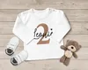 personalisiertes Baby Langarmshirt Geburtstags-Shirt Produktbild-Vorschau 3